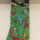 NEW Nickelodeon Teenage Mutant Ninja Turtles Crew Socks Shoe Size 6-12