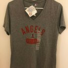 New Offical MLB Mens Gray Angels Est 1961 Medium T-Shirt