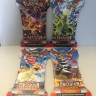 4 New Pokemon Scarlet & Violet Obsidian Flames Booster Packs - 40 Total Cards