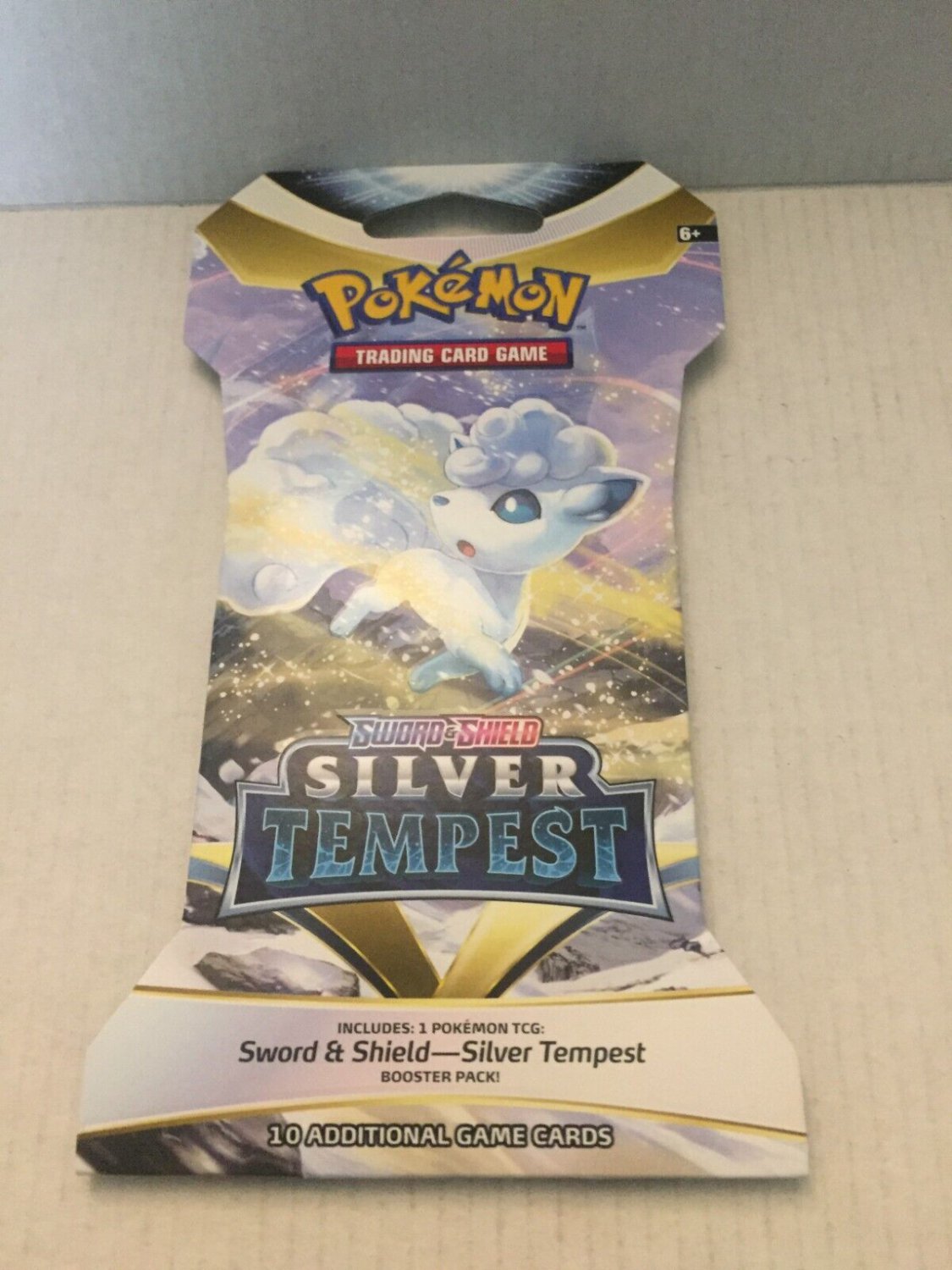 Pokemon Swort & Shield Silver Tempest Vulpix Art Booster