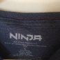 NEW Boys Ninja Navy Heather Large Long Sleeve T-Shirt