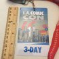 2023 Los Angeles Comic Con Used Badge & Lanyard