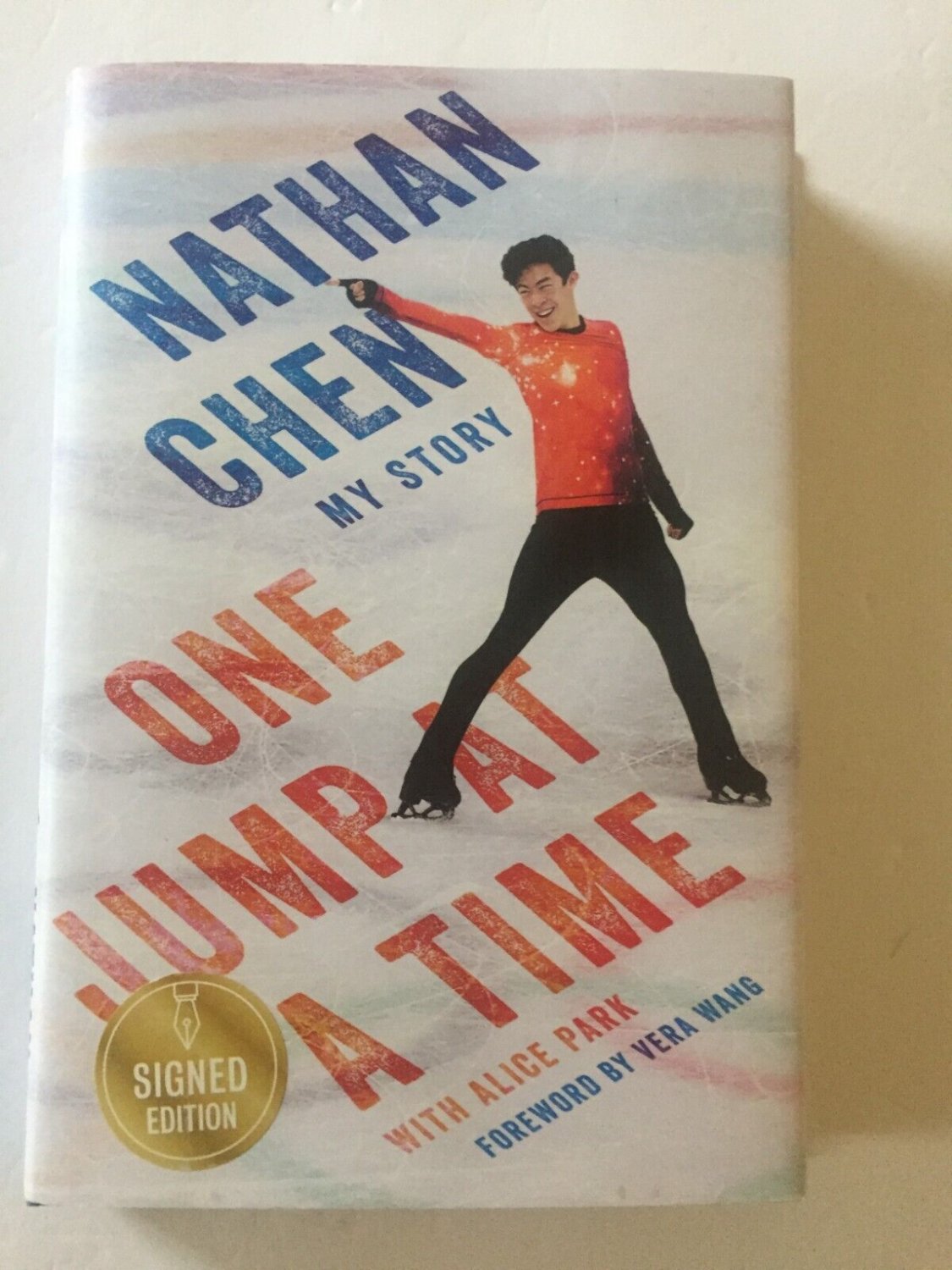 New Nathan Chen My Story One Jump at a Time Hardcover Book Signed