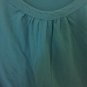Preowned O'Neill Women's Medium Blue Short Sleeve Blouse