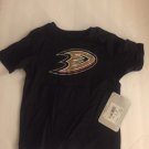 New Official NHL Anaheim Ducks Toddler 2T Black T-Shirt