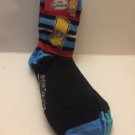 NEW Men's The Simpsons Bart * Homer Crew Socks - Shoe Size 6-12
