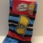 NEW Men's The Simpsons Bart * Homer Crew Socks - Shoe Size 6-12