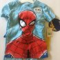 New Marvel Spider-Man 3pc Marble Boys Small (4) Pajama Set