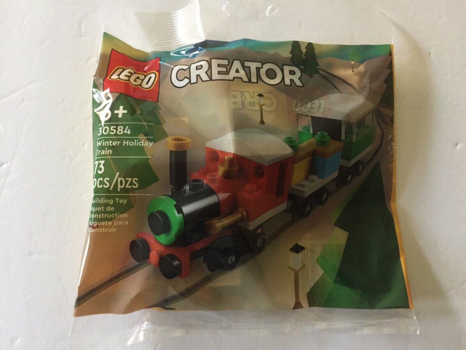 NEW Official Lego Creator Winter Holiday Train Poly Bag #30584 - 73 Pieces