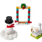 NEW Official Lego Holiday Walkway Snowman & Kitty Mini Sets