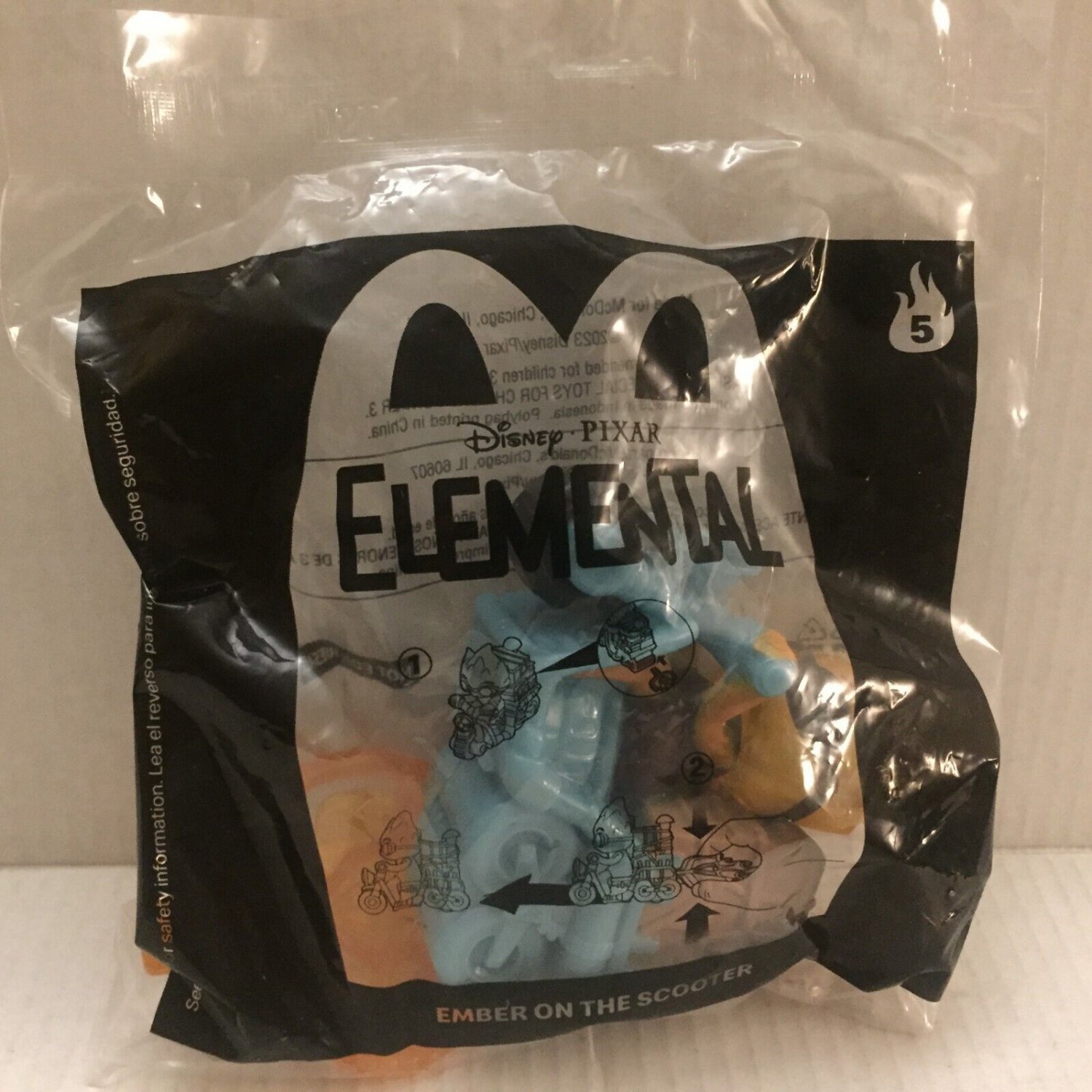 New Disney Elementals Ember on The Scooter Happy Meal Toy #5