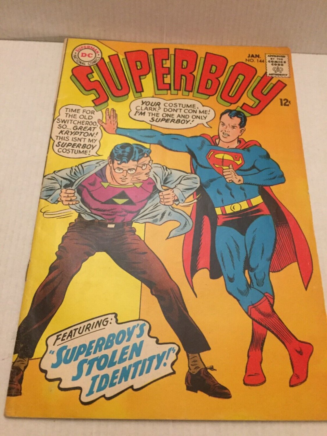 1967 DC Comics Superboy #144