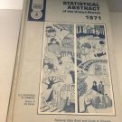 Statistical Abstract of the United States 1971 Hardcover