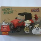 NEW Peanuts Snoopy Secret Agent Car Building Set - 114 Pieces