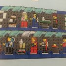 New Lego Minifigure Blue Display Holder