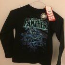 NEW Boys' Marvel Black Panther Long Sleeve XS T-Shirt