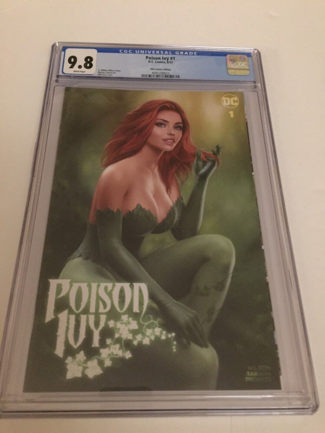 2022 DC Comics Poison Ivy Will Jack Variant #1 CGC 9.8