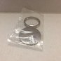 New White Clam 1.25'' Round Key Ring