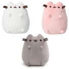 Three New Pusheen 6'' Plushies - Pink, Gray & White