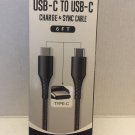 NEW USB-C to USB-C Charge and Sync 6 Foot Cable NEW USB-C to USB-C Charge and Sync 6 Foot Cable