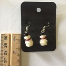 New Handcrafted Holiday Snowman 3/4'' Ear Rings
