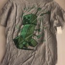 New Mine Craft Creeper Boys Small T-Shirt