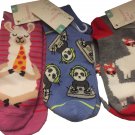 NEW Xhillaration Panda DJ Pizza Llama & Rosie Llama Low Cut Socks - Size 4-10