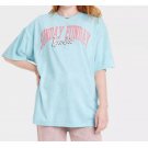 NEW Women's Barbie Sunday Funday Oversized Small Short Sleeve Graphic T-Shirt