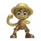 Netflix One Piece Monkey D. Luffy 2.5'' Exclusive Gold Finish Figure Netflix One Piece Monkey D. Luffy 2.5'' Exclusive Gold Finish Figure
