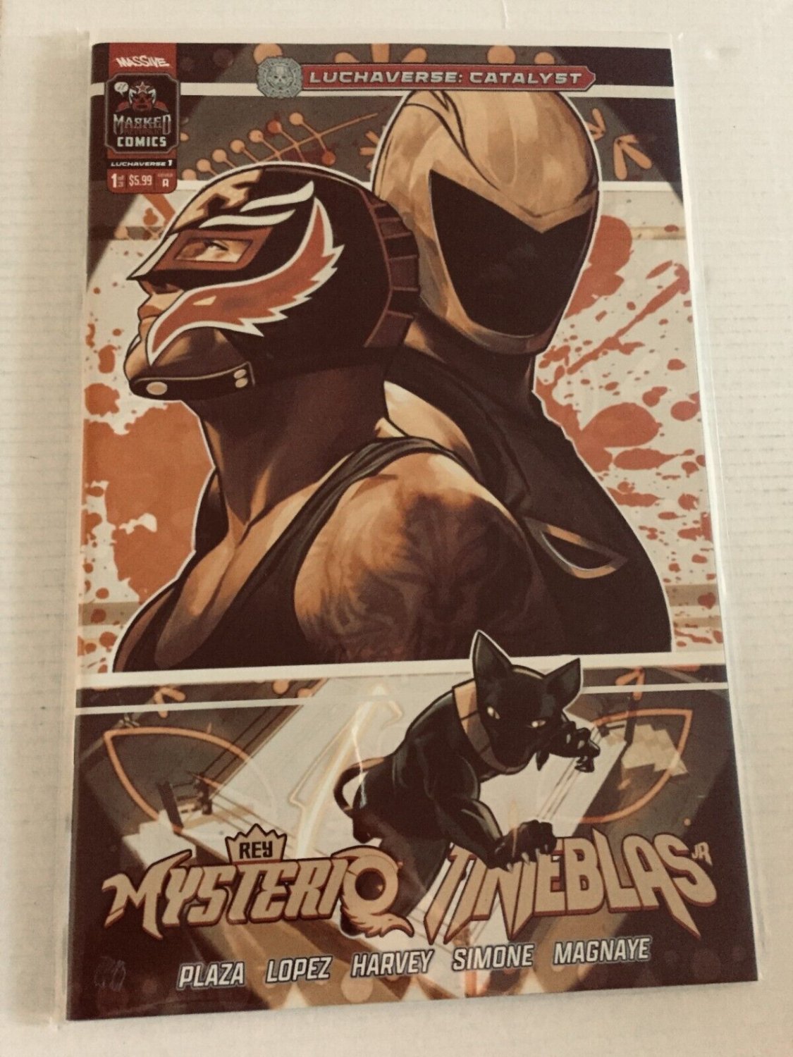 2024 Massive Comics Luchaverse: Catalyst Rey Mysterio & Tinieblas #1