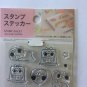NEW Mocchiri Friends Stamp Sheet - Dumpling, Cute Cartoon, Clear, Transparent