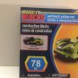 NEW Make It Blocks Pull Back Action Green Car - 78 pieces