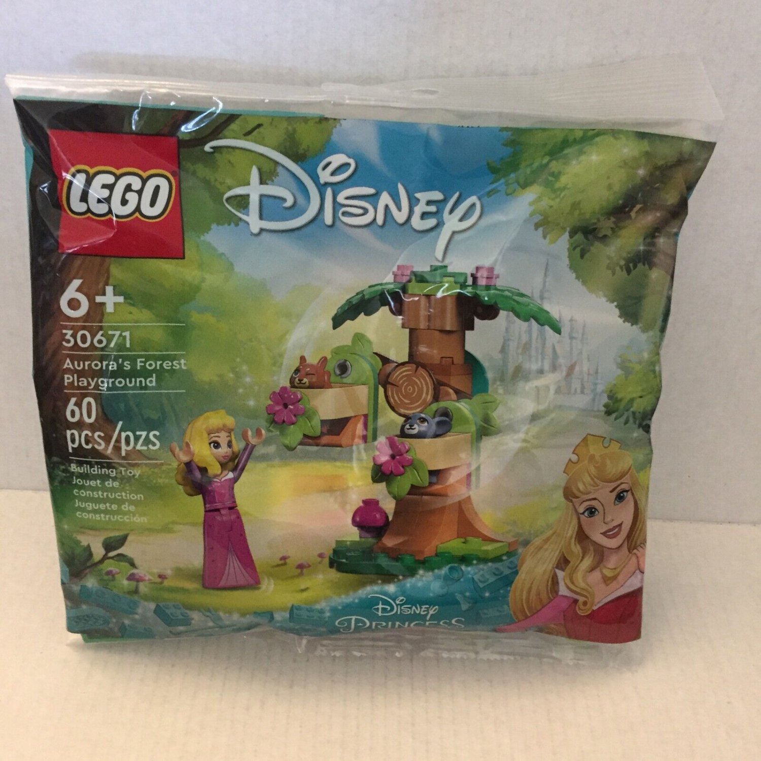 NEW Lego Disney Aurora's Forest Playground Polybag Set #30671 - 60 pieces