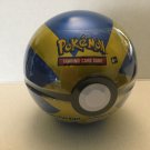 NEW Sealed Pokemon Blue & Gold Poke Ball Tin - 3 Booster Packs + 1 Coin NEW Sealed Pokemon Blue & Gold Poke Ball Tin - 3 Booster Packs + 1 Coin