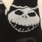 Disney Nightmare Before Christmas Jack Skellington Black Crew Socks Shoe Size 8-