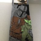 NEW Star Wars Mandalorian Two Pack Black Crew Socks, Shoe Size 6-12 NEW Star Wars Mandalorian Two Pack Black Crew Socks, Shoe Size 6-12