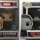 NEW Marvel Elsa Bloodstone Funko Pop Figure #1028 & Black & White Jack Russell NEW Marvel Elsa Bloodstone Funko Pop Figure #1028 & Black & White Jack Russell