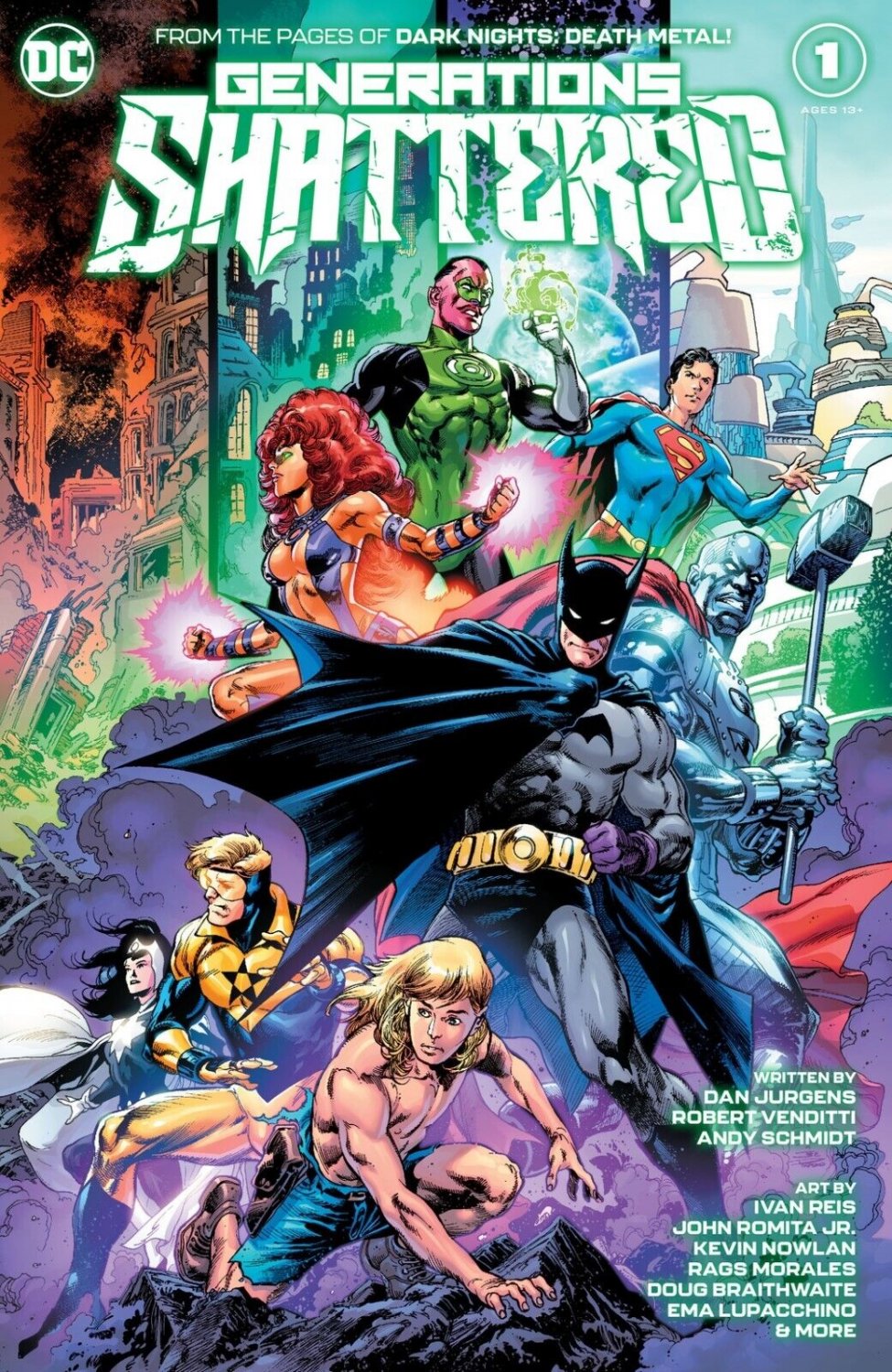 2022 DC Comics Generations Shattered  Variant #1