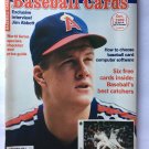 October 1989 Baseball Cards Magazine - Angels Jim Abbott Cover + 6 Uncut Insert