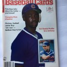 January 1990 Baseball Cards Magazine - Cubs Eric Anthony Cover + 6 Uncut Insert