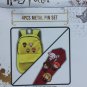 NEW Harry Potter 4 Pin Set - Harry, Hermoine, Ron & Dobby