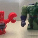 2014 McDonalds Spongebob Mr. Krabs & Plankton Happy Meal Toys