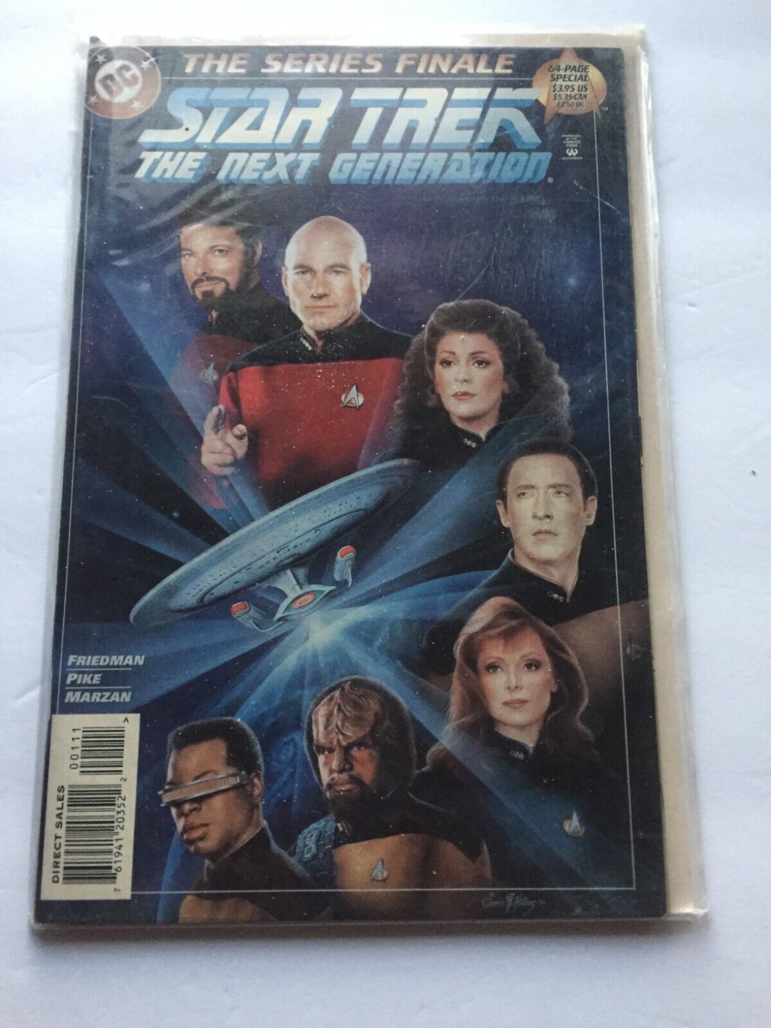1994 DC Comics Star Trek the Next Generation Series Finale 64 Page Special
