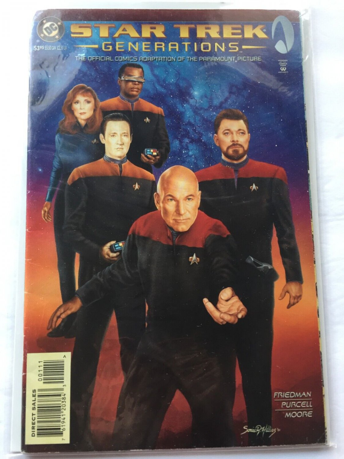 1994 DC Comics Star Trek Generations Official Adaptation #1