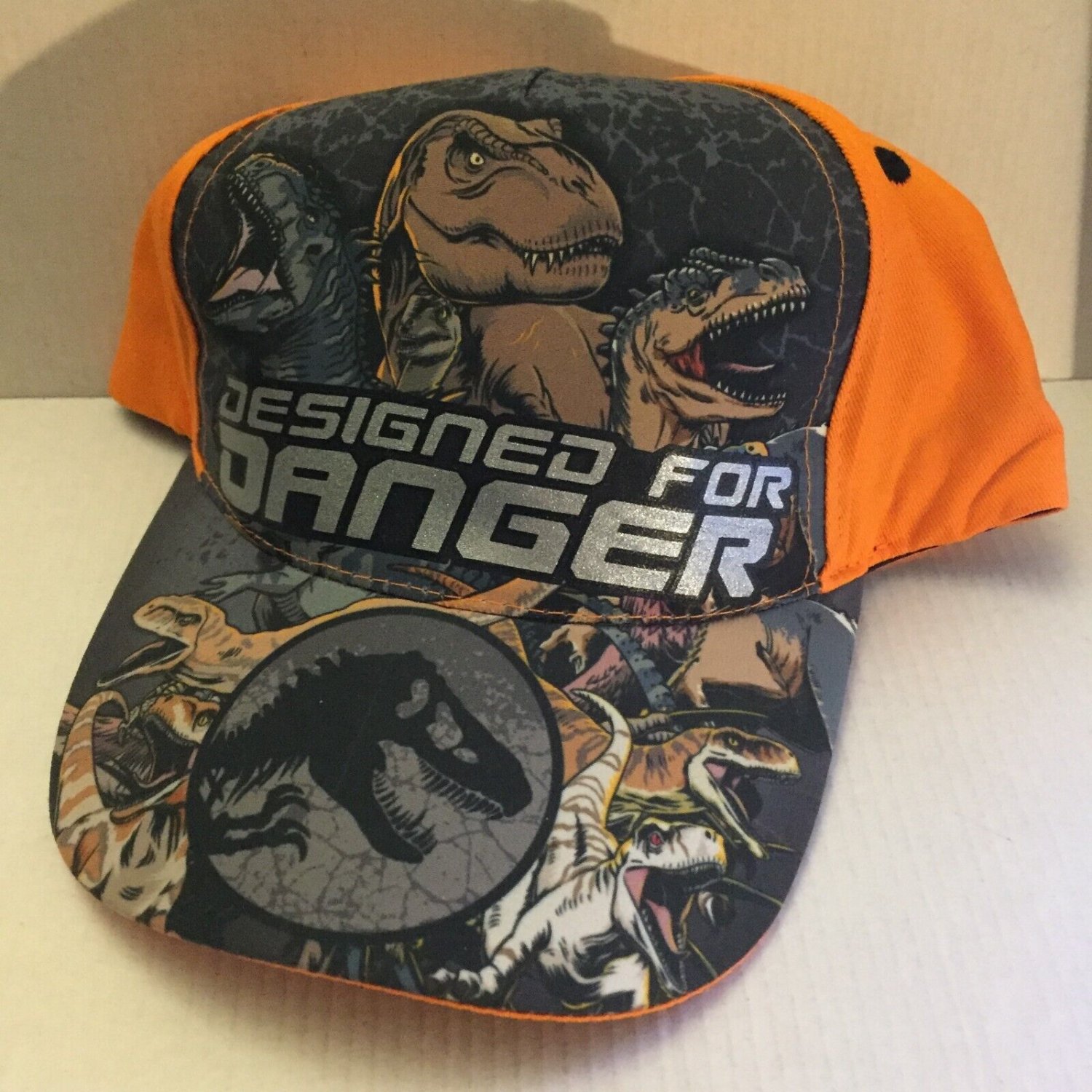NEW Jurassic Park Designed for Danger Boy's Youth Adjustable Cap