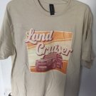 NEW Toyota Land Cruiser Tan Men's Large T-Shirt