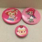 2023 Los Angeles Comic Con Booth 3 Strawberry Shortcake Buttons