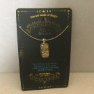 New 14K Gold Dipped Mother of Pearl Inlay Zodiac Pendant Necklace