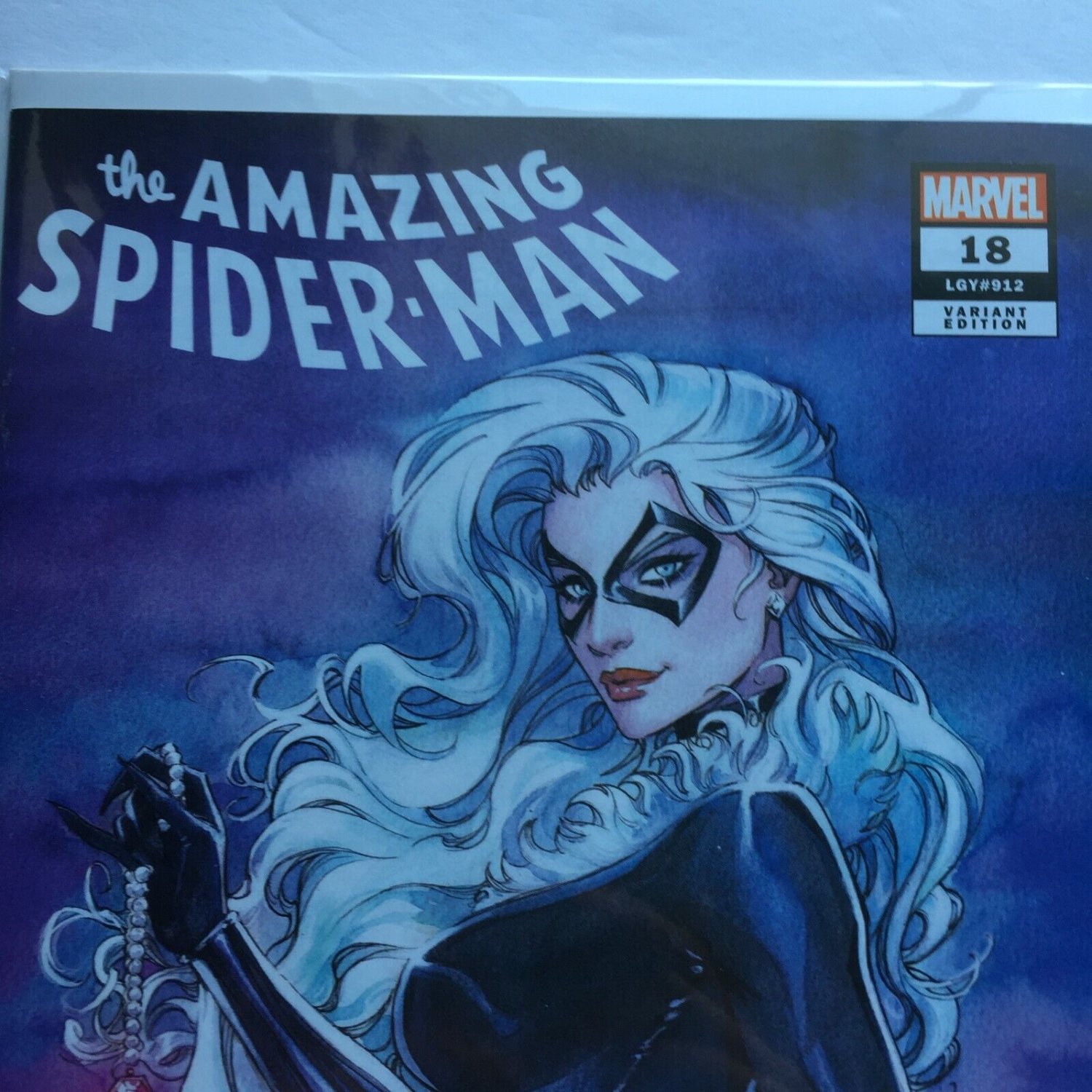2023 Marvel Comics Amazing Spider-Man Sabine Rich Black Cat Variant #18 Signed