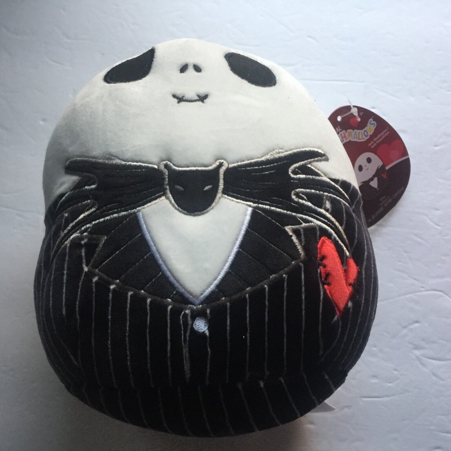 New Disney Nightmare Before Christmas Jack & Sally 8'' Squishmallows Plushies